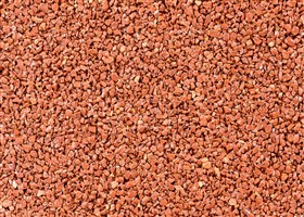 Red gravel resin pavement