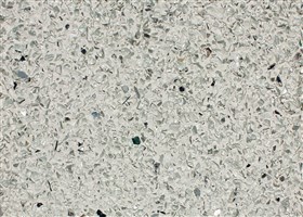 Washed wall finish in white colour with mirrors