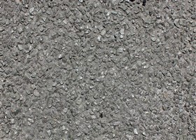 grey wall finish with exposed grey marble aggregates