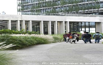 stunning walkway flooring by freeform at bosch office