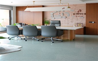 Epoxy Terrazzo Flooring at ShreePad World Surat