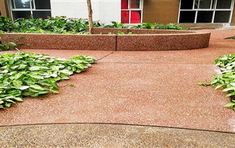 landscape grit plaster flooring